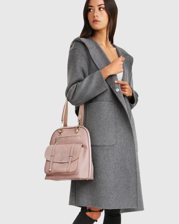 Belle & Bloom Wool Coats | Wool Coats>Walk This Way Wool Blend Oversized Coat - Dark Grey