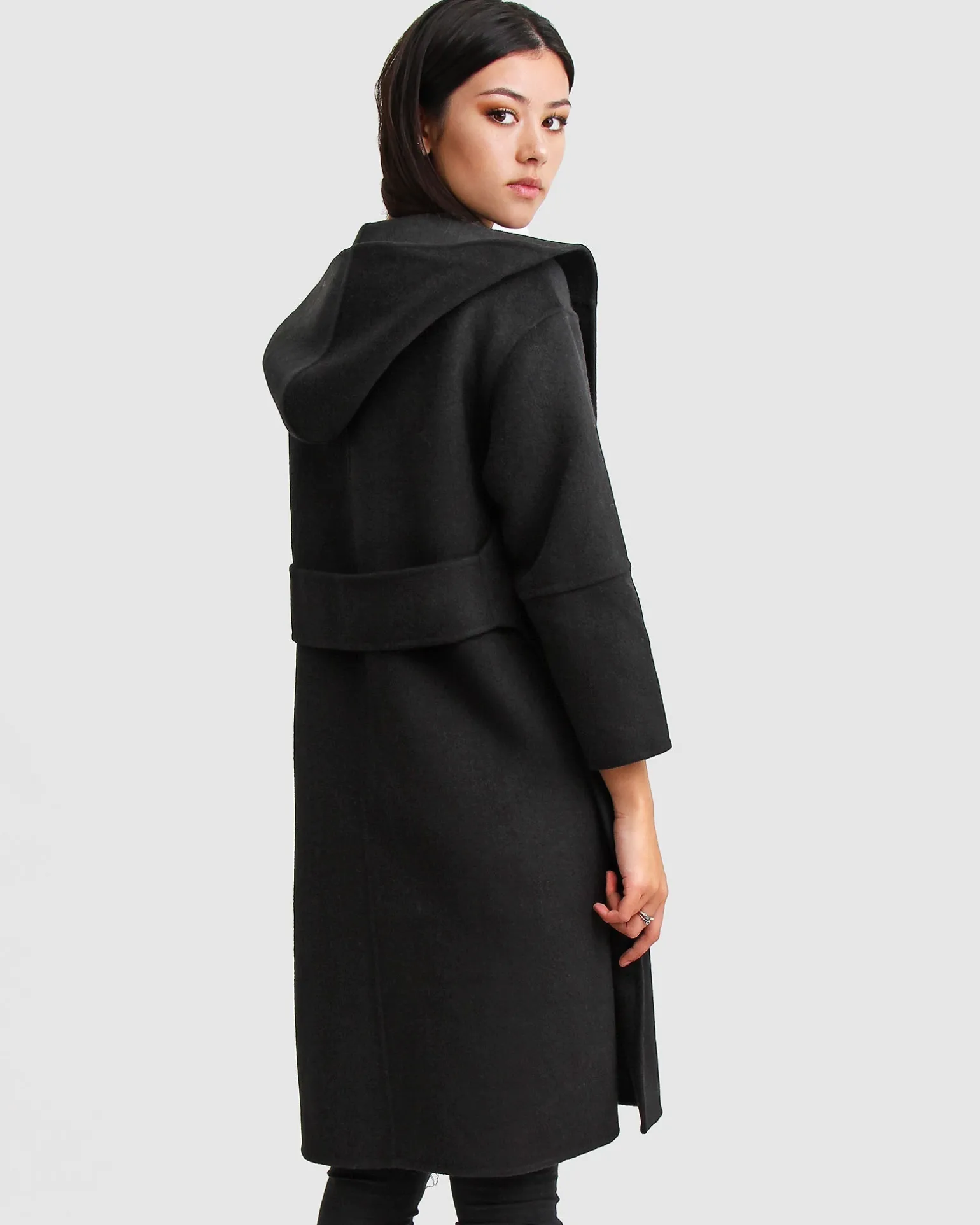 Belle & Bloom Wool Coats | Wool Coats>Walk This Way Wool Blend Oversized Coat -