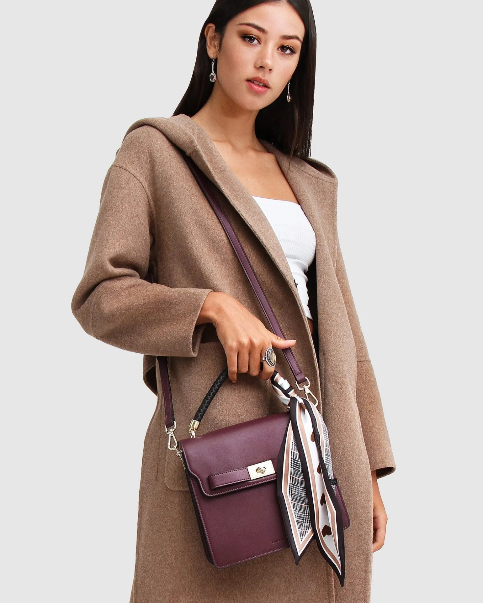 Belle & Bloom Wool Coats | Wool Coats>Walk This Way Wool Blend Oversized C -