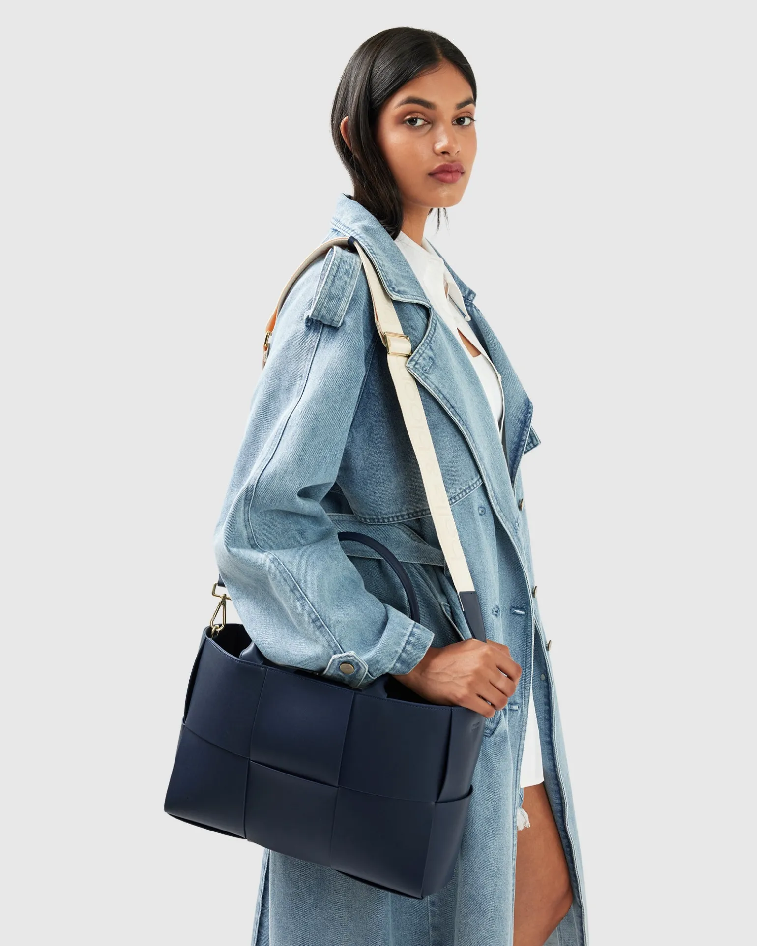 Belle & Bloom Trench Coats | Trench Coats>Wild Skies Denim Trench -