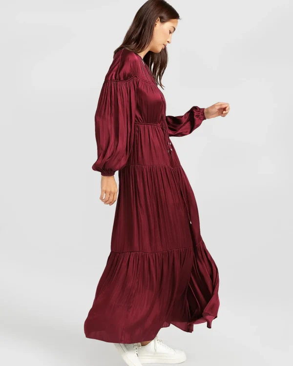 Belle & Bloom Maxi Dresses | Maxi Dresses>Window Seat Tiered Maxi Dress -