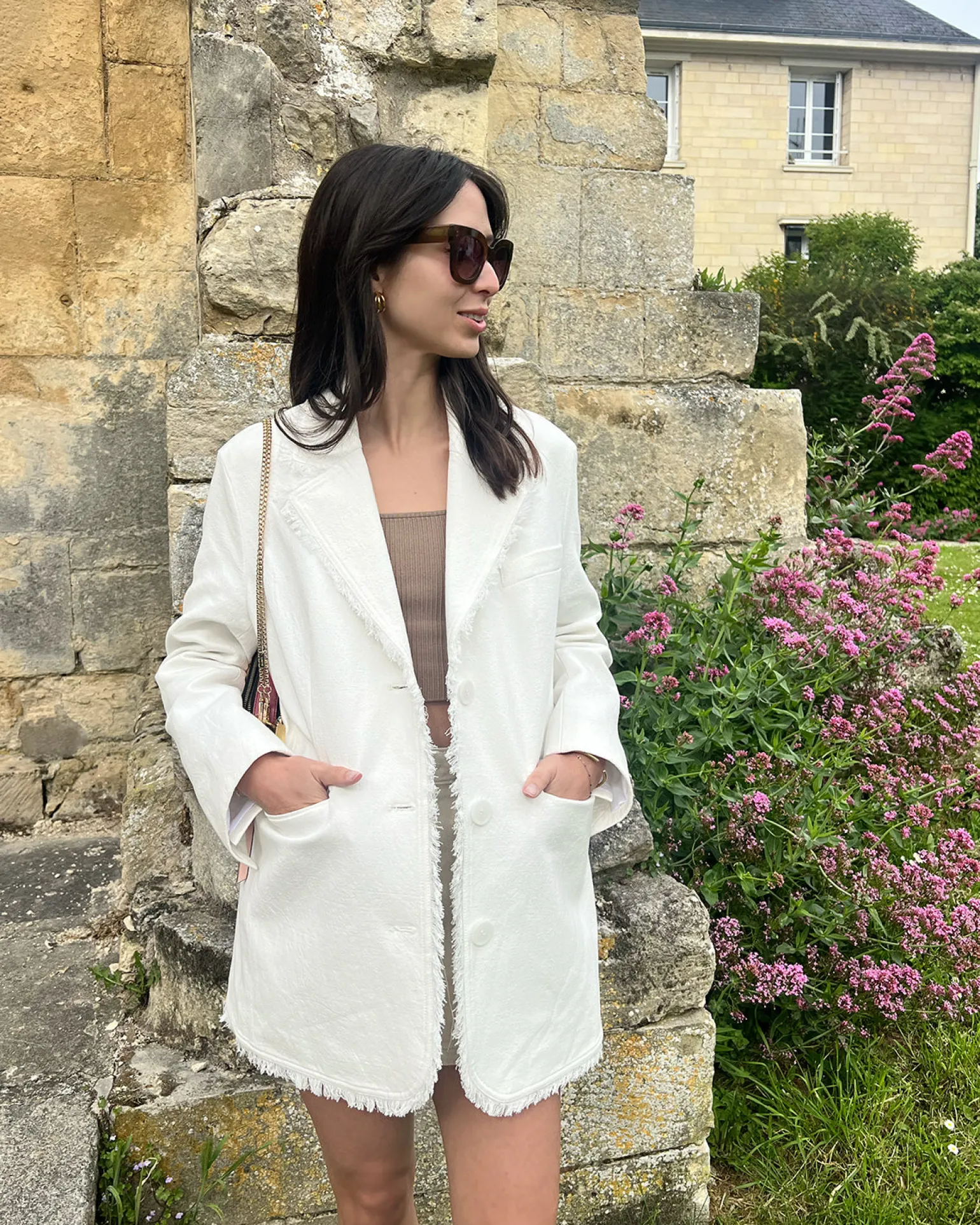 Belle & Bloom Blazers | Suits & Blazers>Young Blood Frayed Edge Blazer -